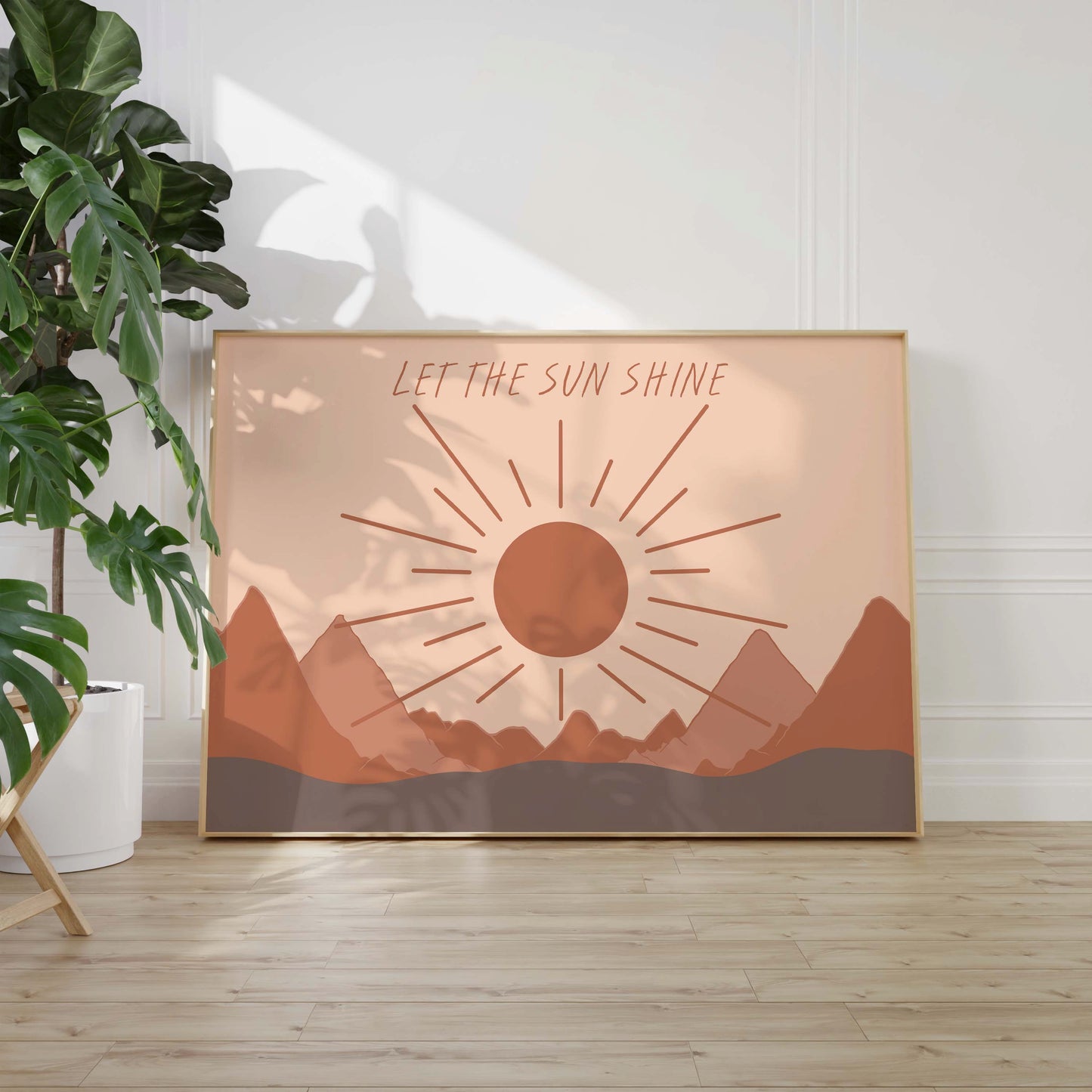 Let the sun shine print