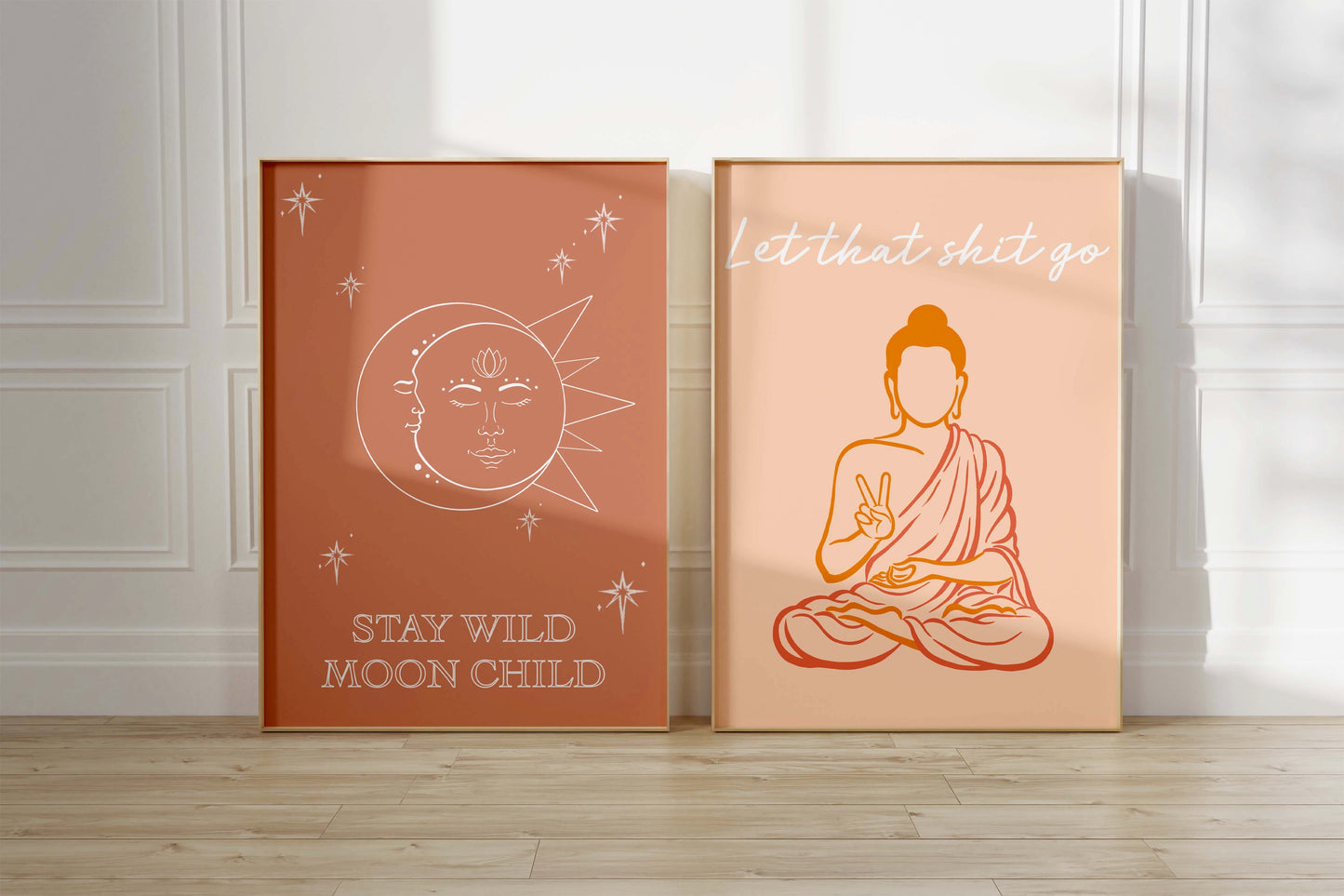 Stay wild moon child celestial print