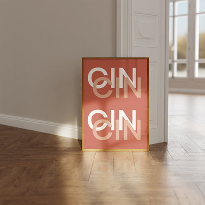 CIN CIN cheers print